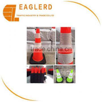 Orange Traffic Cone with america standard