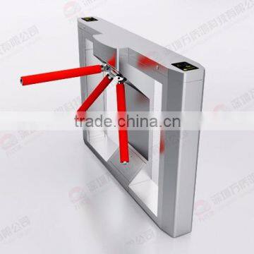 Hot Selling Crowd Control Turnstile Tripod Arm Turnstile with Barcode Ticket Scanner