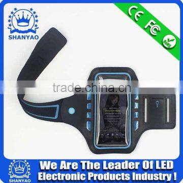 2015 Hot Selling Glowing Mobile Phone Armlet