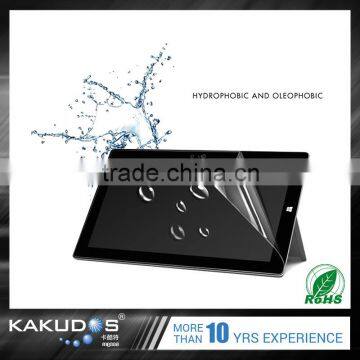 High transparency 9h tempred glass screen protector for Surface pro 3