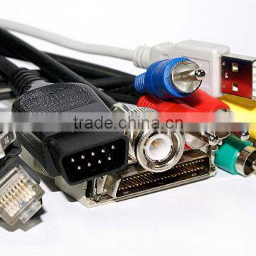 RJ45 BNC RCA USB cable assembly