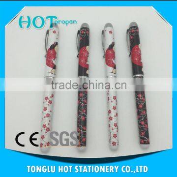 hot selling heat transfer imprint school stationery and student children ball pen