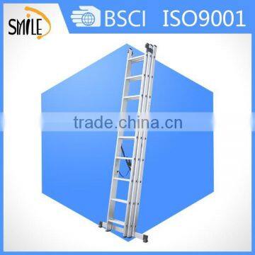 ML609 Aluminium Extension ladder 3 section ladder ladder wall supported extension ladder