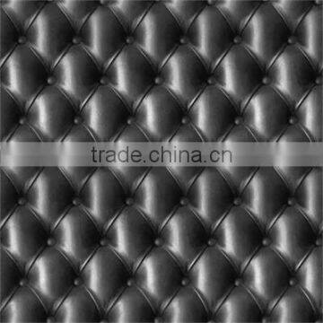 2015 Embossing PVC 3d Leather Wallcovering / Wallpaper photo-2