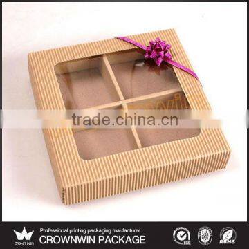 100% Recycle Wholesale Kraft Soap Boxes Window Kraft Packaging Box