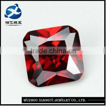 Wuzhou Wholesale Garnet Inverted Square CZ usefulness of zircon stone garnet price