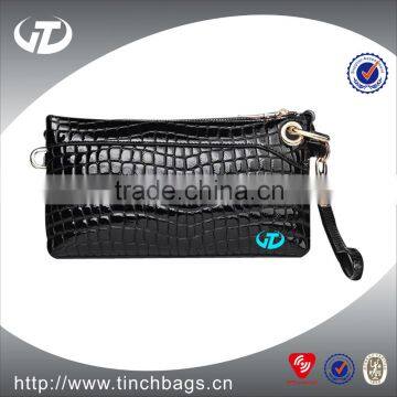 wholesale leather clutch bag for lady