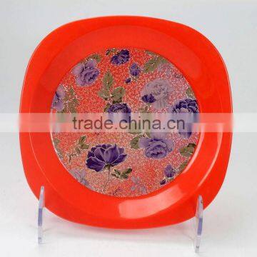 plastic flower plate