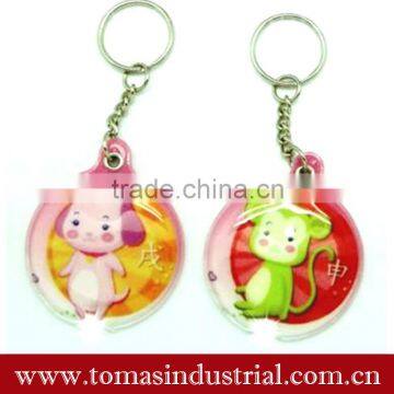 Supplier Directly Sale Led Projector Keychain Foreign Kids Favor Toy Led Logo Projector Keychain Light photo-2