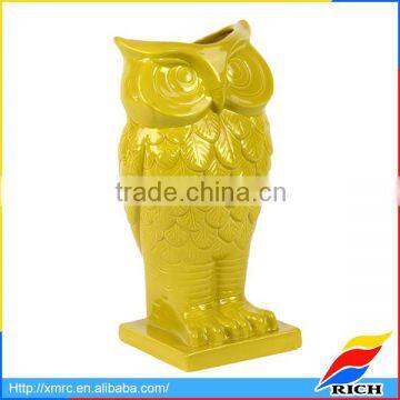 Promotional Cheap Antique Ceramic Owl Vases