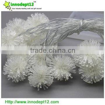 New Design Holiday Decoration Led Flower Ball String Light photo-4