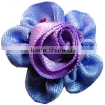 Good Qulaity Small Organza Flowers For Clothes/Little Flowers For Girls' Hair Clips photo-4
