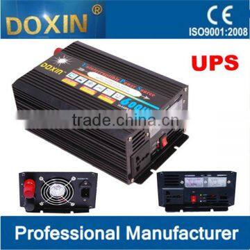 DOXIN solar 12v 24v 220v 230v 600w modified sine wave UPS inverter with charger/dc ac inverter