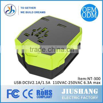 China Hot Sale Universal Car Charger With Travel Adaptor and Wall Socket photo-4