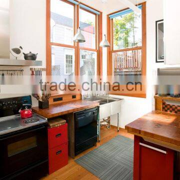 kitchen casement window double clear glass til and turn window wooden color frame