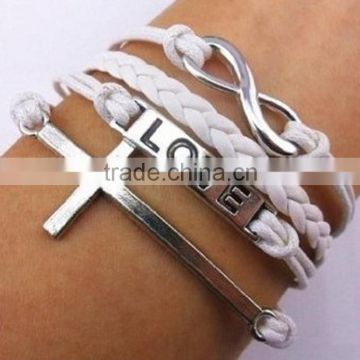 MYLOVE white cross bracelet china manufacturer ML10300