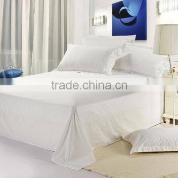 Wholesale Plain White Hotel Bed Sheet