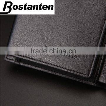 Cowhide Leather Men Short Wallet Pocket Designer Purses photo-4