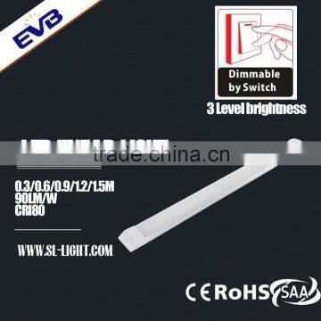 Dimmable LED Linear Light by Normal Switch 100%,50% and 20% Brightness