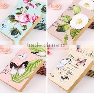 Creative Butterfly & Flower Notebook Cover Design/Cheap Cutsom Journal book