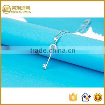 Beautiful Rhinestone Necklaces Pendants Silver Jewelry Thailand