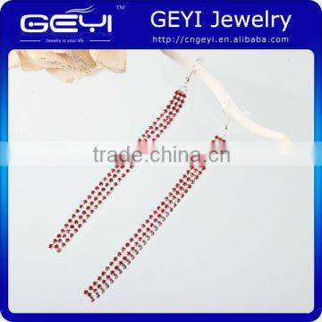 wholesales long cup chain earring jewelry for wedding party