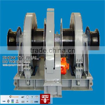 Marine cable winch