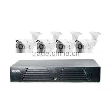 Cheap 4 channel home use security system cctv camera kits