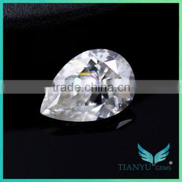 Lowest price Manufacturer Lab created moissanite diamond EFcolor pear diamond