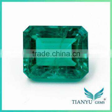 Colombian Emerald emerald cut 8*10mm synthetic emerald stone for emerald jewelry