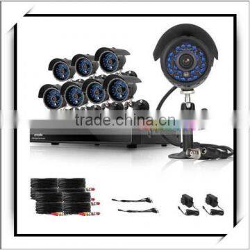 For Zmodo Weatherproof Vandalproof CCTV Security Camera System 8CH Monitor DVR