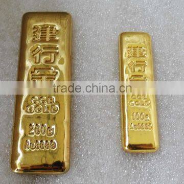 Gold bar paper weight