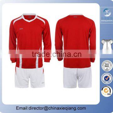 2016 long sleeves soccer uniform/custom soccer uniform/ soccer jersey