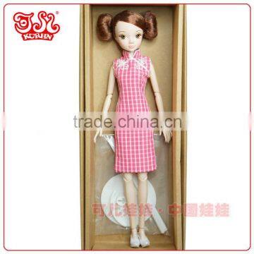 Chinese super joined body doll dress cheongsam series