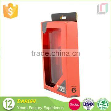 China Unique Recycled Clear Window Paper Packaging Box for Cell Phone Case photo-5