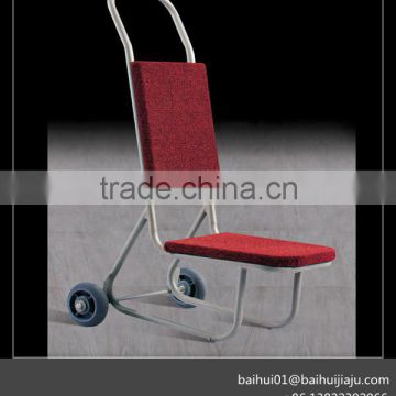 iron durable banquet chair trolley