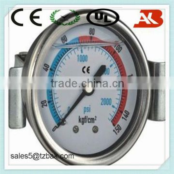 Pressure Gauge-Stainless Steel With Oil Filled