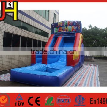 Commercial Grade Inflatable Happy Birthday Water Slide