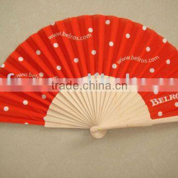 advertising fabric fan