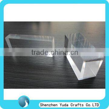 crystal clear transparent acrylic block ,blank acrylic block,diamond polish square block