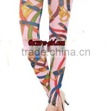 woman sexy cross line leggings pantyhose