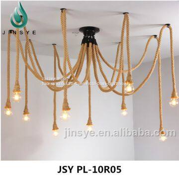 hemp rope spider ceiling lamps ceiling light and lighting lamp