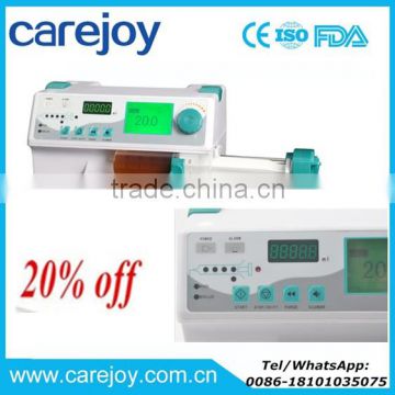 Carejoy Electric Syringe Pump compatible with Voice Alarm single channel medical equipment in hospital or clinics