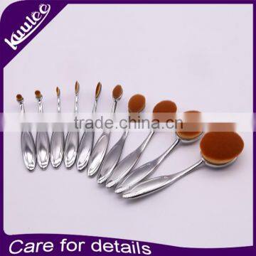 Personalised Cosmetic Foundation New Top Quality Oval Makeup Brush Set