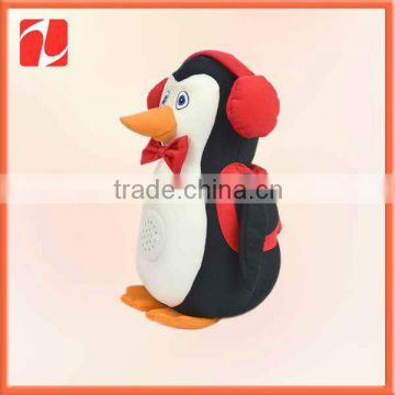 animal sound toy plush penguin toy stuffed animal sound box