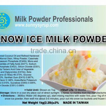 Milk powder for Snow ice