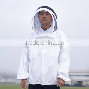 100% Cotton White Bee Suit / Wholesale Beekeeping Clothing /Half Body Suit