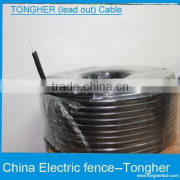 Double insulated lead out cable for electric fence accessories supplier----Tongher