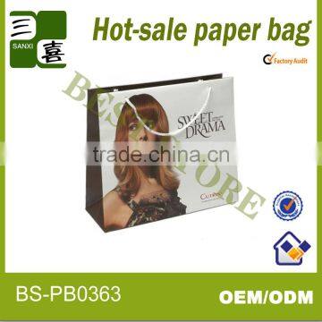 standing screen printing cheap promotional paper bags