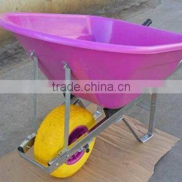 Heavy duty construction garden wheelbarrow